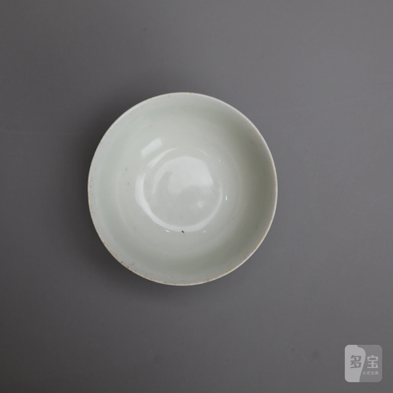 明 青白釉茶、托一套 - 图2